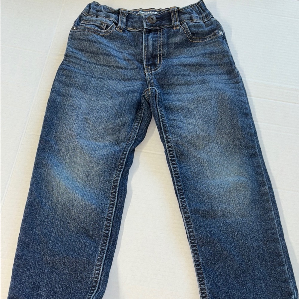 OSH kOSH B’gosh Classic Straight Blue Jeans with Elastic Waist